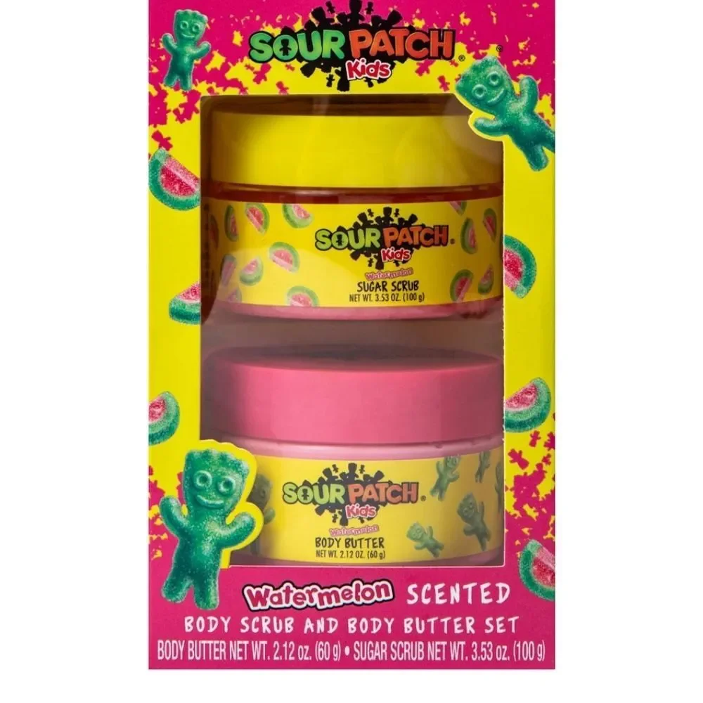 Taste Beauty Sour Patch Kids Watermelon Scented Body Scrub & Body Butter‎ Set